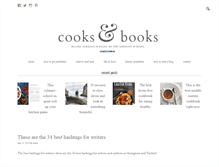 Tablet Screenshot of cooksplusbooks.com